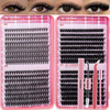 Ritalash Lash Clusters 4 Style Diy Cluster Lashes Clusters Eyelash Extensions 1016Mm 384Pcs