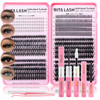 Ritalash Lash Clusters 4 Style Diy Cluster Lashes Clusters Eyelash Extensions 1016Mm 384Pcs