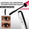 Judydoll NoDrooping Volume Mascara Black 40H LongLasting SmudgeProof ClumpFree Waterproof Volumizing Mascara