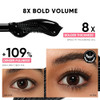 Judydoll NoDrooping Volume Mascara Black 40H LongLasting SmudgeProof ClumpFree Waterproof Volumizing Mascara