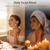 Wokelai Lymphatic Contour Face Brush Lymphatic Drainage Massager Face Brushes 2Pack Soft 2Pack