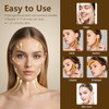 Wokelai Lymphatic Contour Face Brush Lymphatic Drainage Massager Face Brushes 2Pack Soft 2Pack