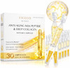 Ficeco Glow Intensive Silk Peptides Serum for Face Korean Anti Aging Hydrating Ampoule with Multi Peptide Collagen Niacinamide 4D Hyaluronic Acid for Wrinkles Fine Lines and  Radiance