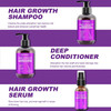 Frownies Hair Growth Shampoo and Conditioner Set With Rosemary  Biotin Argan and Castor Oils for Thinning Damaged Curly Hair