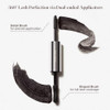 JOOCYEE Dual-Ended Tubing Mascara for Volume and Length  Waterproof Smudge-Proof Lash Lifting Mascara with Detail Brush for Precise Application Black