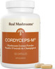 Real Mushrooms Cordyceps Mushroom Powder with Beta Glucans | Energy and Performance Support Supplement from Cordyceps and Beta Glucans, Vegan Non-GMO, No Grain Fillers