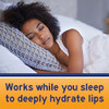 NEOSPORIN Lip Health Overnight Renewal Therapy White Petrolatum Lip Protectant Nourishing Night Moisturizer to Repair Dry & Cracked Lips