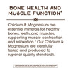 Nature's Way Calcium & Magnesium Mineral Complex, 750 mg per serving, 100 Capsules (Packaging May Vary)