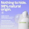 BIO SPECTRA ATTITUDE Bubble Bath EWG Verified Plant and Mineral Based Dermatologically Tested Vegan Body Care Products