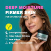 DEEPERCENT Korean Night Cream Moisturizer for Dry Mature Skin 1.52 fl oz  Anti Aging Face Neck Care Marine PDRN Multi Peptides Barrier Support Deep Hydration Firming Smoother Looking Fine Lines
