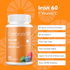 Celebrate Vitamins Iron Supplement with 60mg Iron & Vitamin C – Bariatric Patients, Gastric Bypass & Sleeve Gastrectomy Support – 30 Tablets for Post-Surgery Health Maintenance