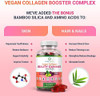 Purify Life Vegan Collagen Booster Gummies with Biotin Vitamins for Hair Skin and Nails Health Collagen Support Superfruit Complex with Resveratrol Vitamin A E C  Replace Capsules Pills