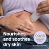 BIO SPECTRA ATTITUDE Plastic Free Body Butter Bar for Pregnant Dry and Stretched Skin EWG Verified Vegan and Cruelty free Maternity Products