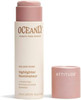 BIO SPECTRA ATTITUDE Oceanly Lightweight Highlighter Stick Titanium Dioxide Free EWG Verified Plastic Free Vegan & Cruelty free Makeup
