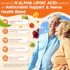 Totaria R Alpha Lipoic Acid 600mg  Stabilized ALA Supplement for Neuropathy Support Capsules  Nerve Health Nervous System and Antioxidant  Non GMO Gluten Free Vegan Safe