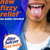 Alka Seltzer Fizzy Melts Dissolve on Tongue No Water Needed On-The Go Dietary Supplement Antacid Tablets for Relief of Occasional Heartburn and Acid Indigestion Orange Flavor 64 Count