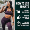 PEScience Isolate Whey Protein Powder, Vanilla Cupcake | 100% Whey Protein Isolate, Low Carb, Fast Absorbing Post Workout Shake, For Men and Women