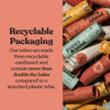 Poppy & Pout Jumbo Lip Balm Gift Set   All Natural Lip Balms and  Moisturizers  Hydrates with Beeswax Vitamin E  Organic Coconut Oil  Cruelty Free  Recyclable Cardboard Tube