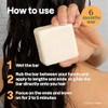 BIO SPECTRA ATTITUDE Volume & Shine Conditioner Bar Natural Origin for Thin and Flat Hair