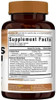 Vitalibre Probiotics+Mushroom with Lion's Mane Reishi Cordyceps, 10 Probiotic Strains, 1000mg Mushroom Extract Blend  60 Vegan Capsules