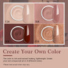 AZUREBEAUTY 4 Colors Dip Powder Nail Kit Starter Skin Nude Brown Glitter Dipping Powder Liquid Set