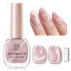 AZUREBEAUTY Cat Eye Nail Polish Quick Dry Nude Glitter Toe Nail Polish Natural Shine Nail Lacquer Salon Quality for Women