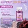 Totaria Sugar Free Calcium Magnesium Zinc Gummies for Women Men 19 in 1 Ultimate Absorption Calcium 1200 mg Supplements with Vitamin D3 K2 Boron, B12 Ashwagandha for Bone Teeth Calm Vegan
