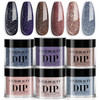 AzureBeauty 5 Pcs Dip Powder Liquid Set 15ml Large Capacity Dip Base Coat Top Coat Bond Activator Brush Saver