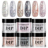AzureBeauty 5 Pcs Dip Powder Liquid Set 15ml Large Capacity Dip Base Coat Top Coat Bond Activator Brush Saver