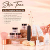 AZUREBEAUTY Dip Powder Nail Kit Starter All Season Skin Tone Nude Brown 4 Colors Acrylic Dip Powder Liquid Set