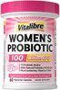 Vitalibre Probiotics for Women 100 Billion CFU 15 Strains Daily Probiotic  Prebiotic Supplement with Organic Cranberry to Support Vaginal Digestive Immune Health Shelf Stable