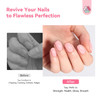 SAVILAND Nail Strengthener and Growth for Weak & Thin Nails, Sheer Pink | Natural Concealer Foundation Polish, Air Dry Nail Repair for Damaged Nails, Strengthening Polish for Fingernails & Toes 15ml