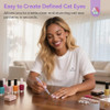 SAVILAND Double-Head Cat Eye Magnet Nail Magnet Pen Purple | Ball Magnets for Nails, Sturdy Cat Eye Magnet, Multifunctional for Cat Eye Gel Polish DIY Home Salon