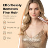 VG VOGCREST Eyebrow & Facial Trimmer: 2 in1 Rechargeable Facial Hair Removal & Eyebrow Shaver   Body Razor with Built in LED Light