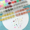 Artdone Nail Art Glitter Studs Kit, 6 Boxes Multicolor and Design 3D Charms with 15 Sheets Gold Nail Stickers, Diamond Cute Nail Jewels for DIY Decoration with Pickup Tools