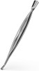BEZOX Cuticle Pusher with Trimmer - Elegant Precision Cuticles Fork, Dual-Ended Stainless Steel Manicures and Pedicures Tool for Exquisite Nail Care - Silver