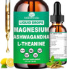 WellVeraVida Cortisol Supplements for Women Men  Cortisol Reducer Manager Support Drops | 17-in-1 Cortisol Detox Liquid w. Ashwagandha Magnesium & L-Theanine for Lower Cortisol Calm Stress Mood & Sleep Vegan
