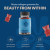 BIOMA Hair Skin & Nails Beauty Gummies - Supports Growth & Strength with Biotin Collagen Zinc & Vitamins C & D - Gluten-Free - 60 Gummies (30-Day Supply)