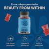 BIOMA Hair Skin & Nails Beauty Gummies - Supports Growth & Strength with Biotin Collagen Zinc & Vitamins C & D - Gluten-Free - 60 Gummies (30-Day Supply)