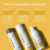 BosleyMD BosDefense 30 Day Hair Thinning Kit for Men & Women DHT Blocking Shampoo, Volumizing Conditioner & Leave In Thickening Treatment