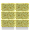 Dr Jacobs Naturals Triple Milled Loofah Exfoliating Castile Bar Soap Pack of 6  Free of Parabens Sulfates Synthetics  Gltuen and GMO