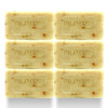 Dr Jacobs Naturals Triple Milled Loofah Exfoliating Castile Bar Soap Pack of 6  Free of Parabens Sulfates Synthetics  Gltuen and GMO