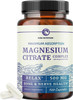 Magnesium Citrate Complex 500 MG Constipation Calm & Relaxation Support | High Absorption Magnesium Supplement Digestion Support Citrato de Magnesio, Non-GMO & Soy-Free, 120 Mag Citrate Capsules