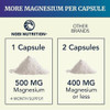 Magnesium Citrate Complex 500 MG Constipation Calm & Relaxation Support | High Absorption Magnesium Supplement Digestion Support Citrato de Magnesio, Non-GMO & Soy-Free, 120 Mag Citrate Capsules