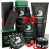 Bossman Complete Beard Kit for Men - Men's Beard Oil Jelly, Fortifying Shower Conditioner, Balm, Mustache Wax & Comb – Beard Softener & Grooming Care