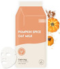 ESW Beauty Pumpkin Spice Oat Milk Face Mask Korean Skin Care 1 Pack Soothing Face Mask with Pumpkin Extract for Dry Sensitive Skin Support Calms and Softens Skincare for Women Fall Essentials