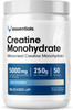 Bucked Up Blue Rasberry Creatine for Women and Men Easy to Mix Vegetarian Flavored Creatine Monohydrate Powder