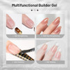 JODSONE Gel for Nails Clear Builder Gel for Nail Thickening Solution, Nail Extension Apex Building,Long Lasting DIY Nail Art Gift for Women