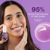 Probelle Nail Glow + Nail Strengthener and Hardener with Sheer Jelly Tint, Hard To Resist Ultra Glowy Nail Shine, Tinted Nails Strengthening Blush for Brittle, Thin, Damaged Nails