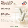 Vimerson Health Glucosamine Chondroitin MSM  3 in 1 Joint Supplements For Women and Men with Glucosamine Sulfate  MSM for Cartilage and  Joint Support